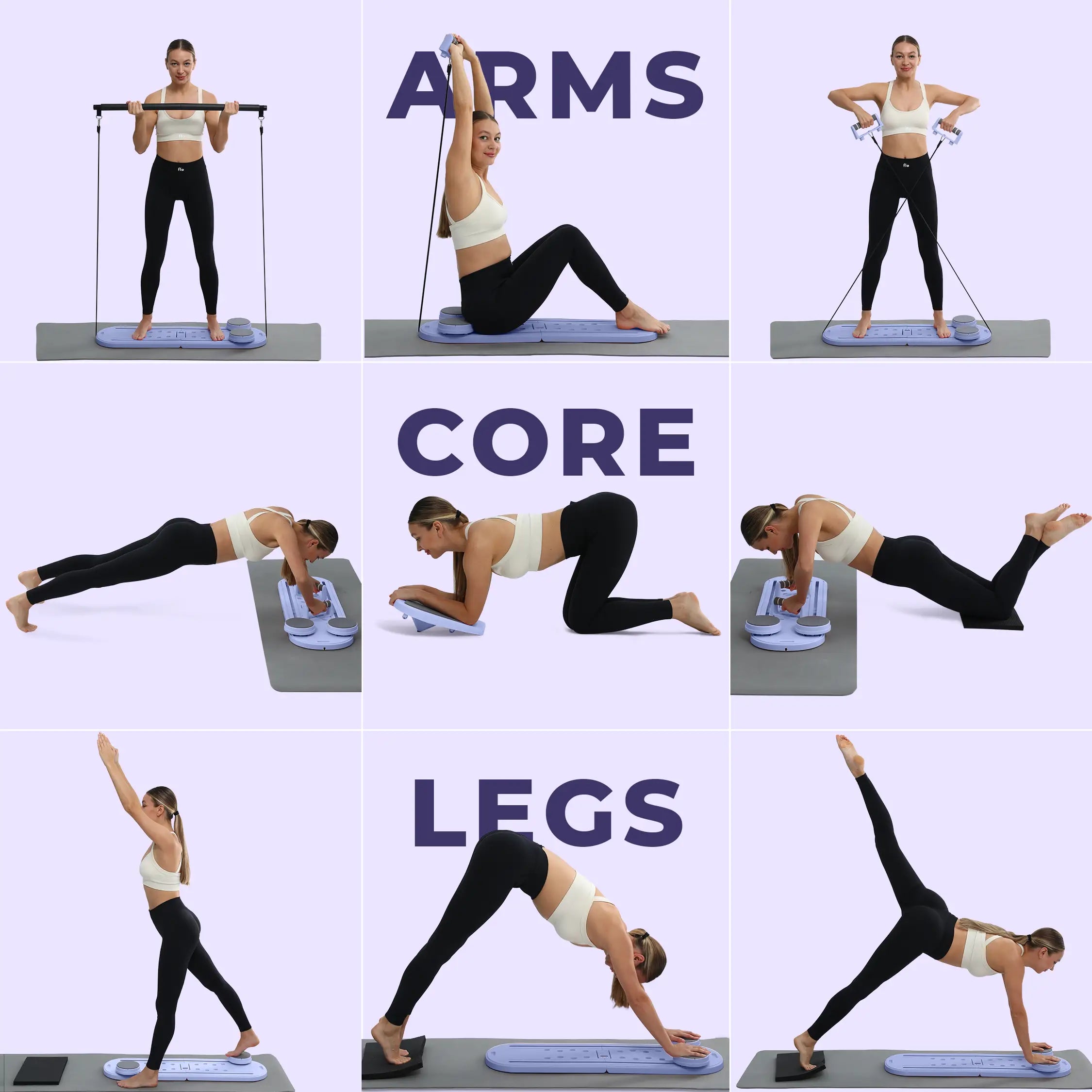 Portable Pilates Reformer Pro