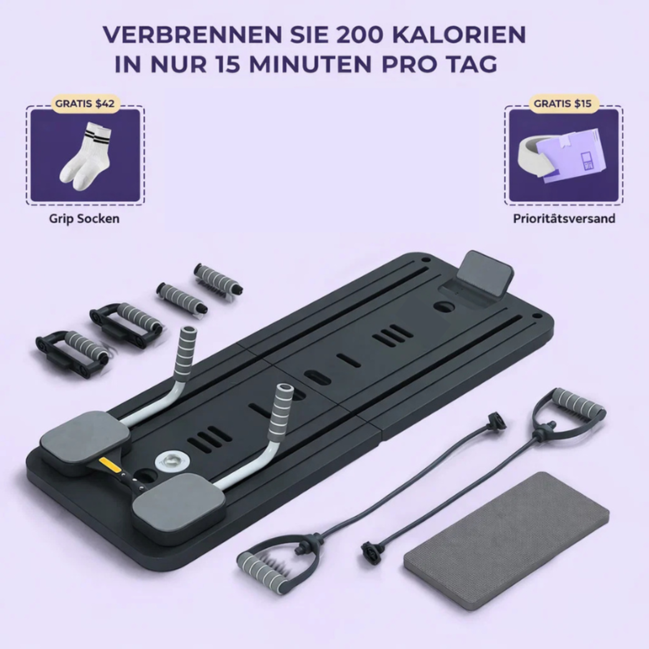 Pilates Babe® Tragbarer Pilates Reformer