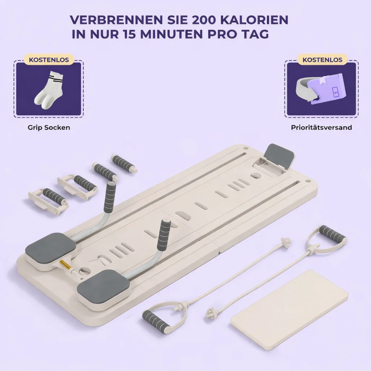 Pilates Babe® Tragbarer Pilates Reformer