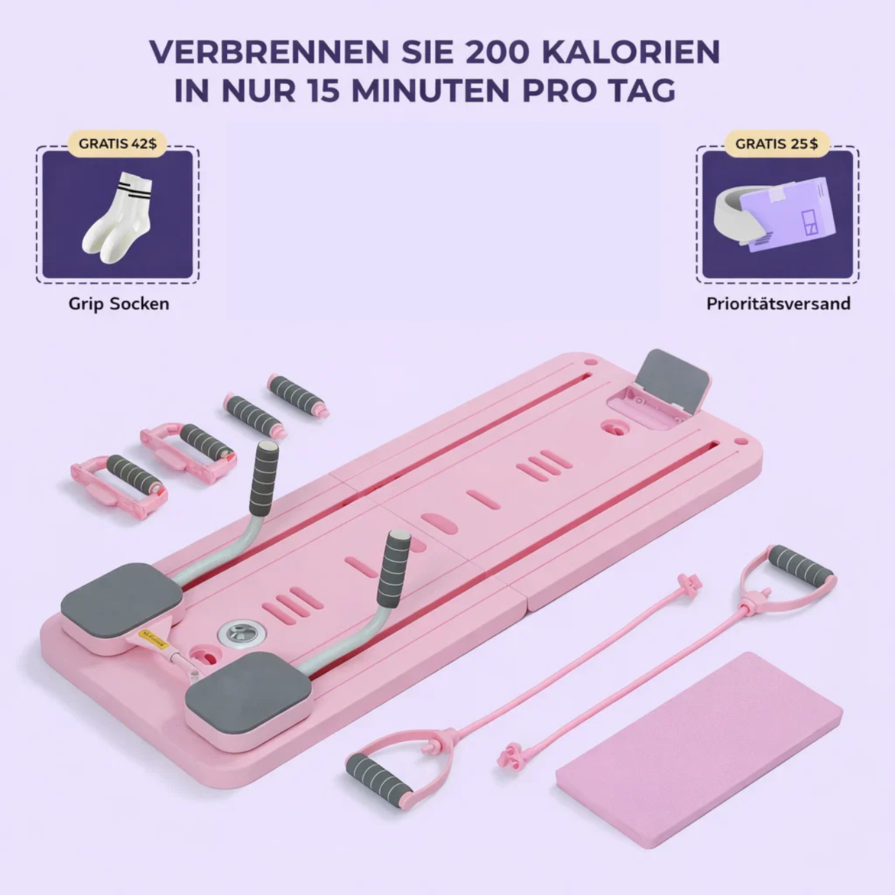 Pilates Babe® Tragbarer Pilates Reformer