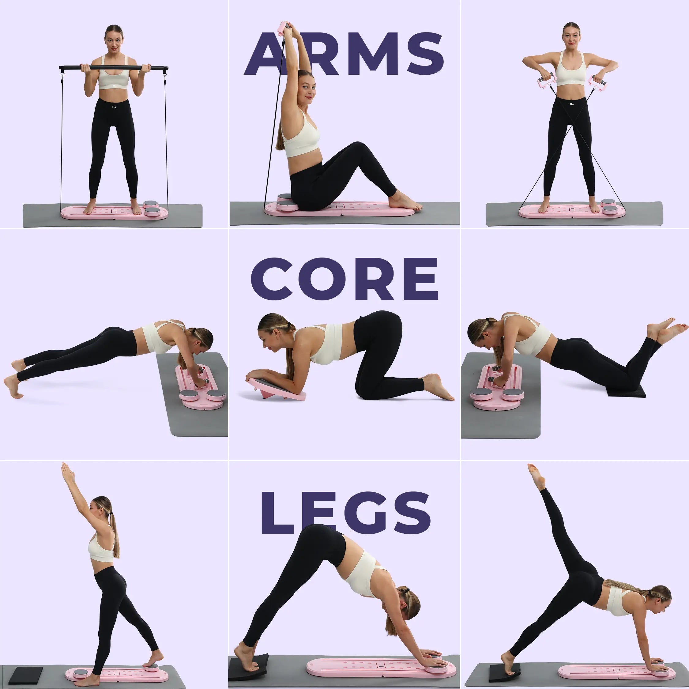 Portable Pilates Reformer Pro